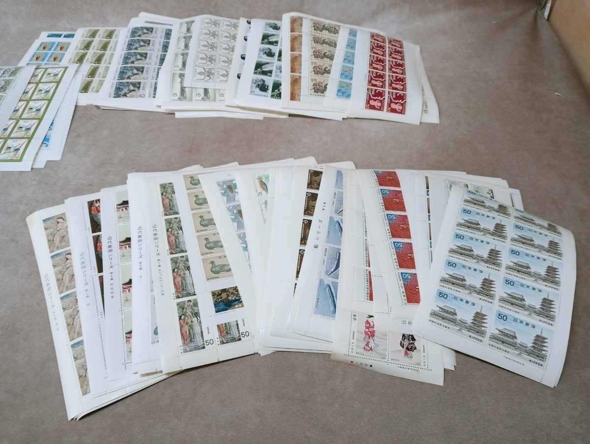 ALL 記念切手 シートのみ 半端無し 額面 約35万円 郵便切手 昭和レトロ きっての画像6