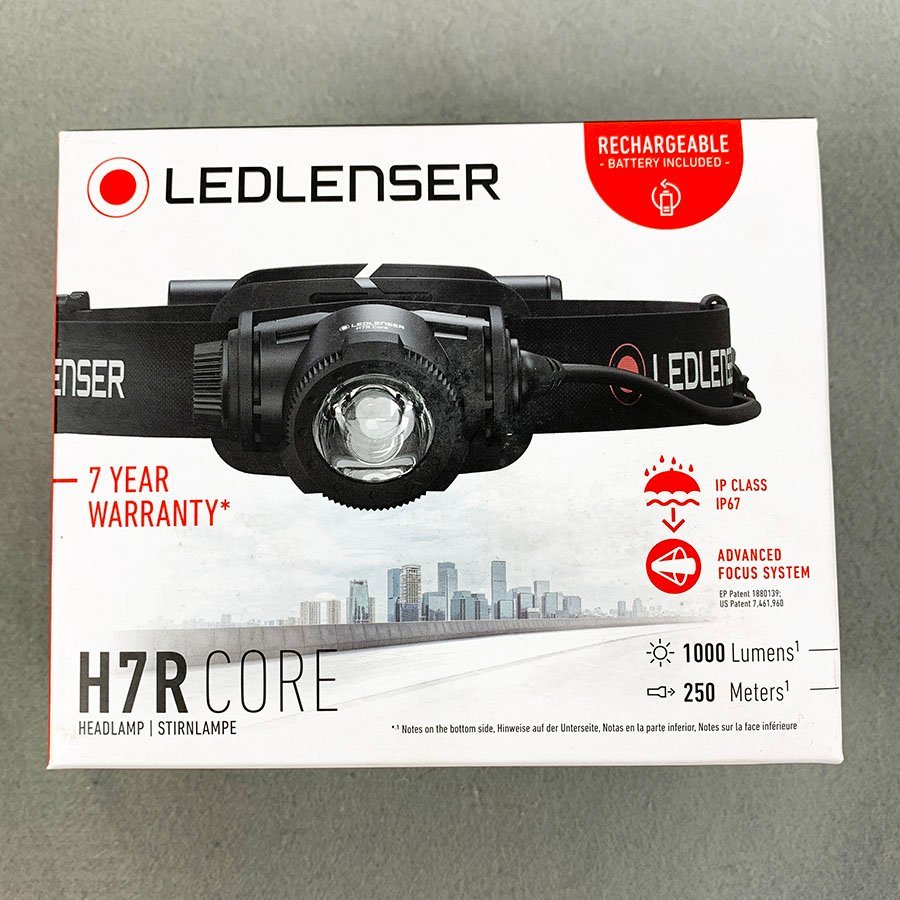 未使用品 LEDLENSER H7R CORE レッドレンザージャパン 充電LEDヘッドライト H7RCORE ライト [M10813]_画像1