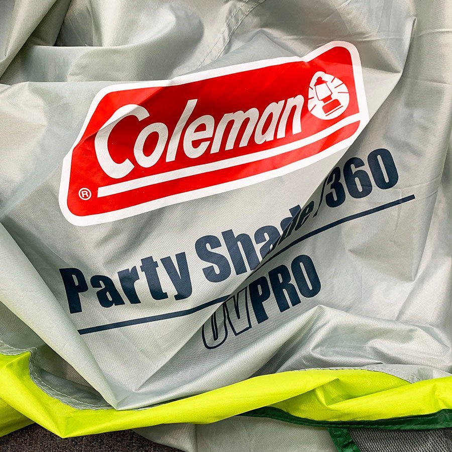 Coleman コールマン パーティーシェード/360 2000010469 ライムグリーン＋360用 サイドウォール 2000010471 付き セット [M10282]_画像3