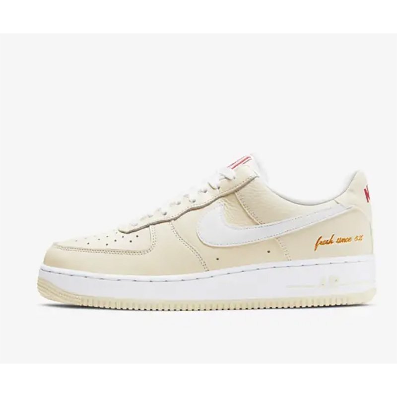 ★新品★NIKE AIR FORCE 1 '07“Popcorn” LOW PREMIUM EMB [CW2919-100] 24.5(US6.5) スモールサイズ ナイキ ポップコーン_画像3