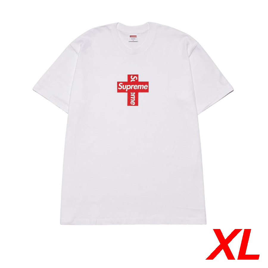 ★新品★Supreme Cross Box Logo Tee White XL クロスボックスロゴ