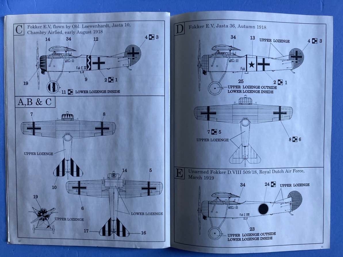 フォッカー　D.VIII　 1/48 エデュアルド %S2_画像5