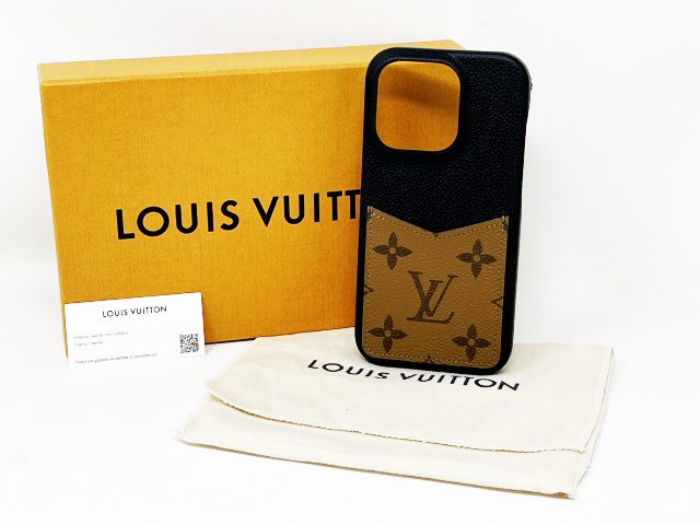 ルイヴィトン モノグラムリバース IPHONE・バンパー 14 PRO LOUIS VUITTON 新品同様 M81999_画像10