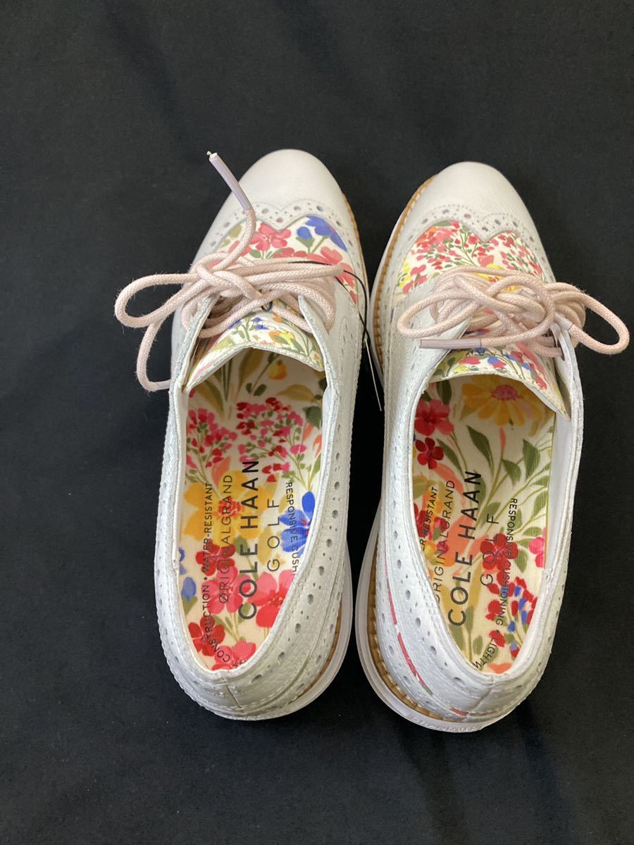 新品　コールハーン　COLE HAAN 定価36,300円 花柄 オリジナルグランド ウィング オックスフォード ゴルフ original grand floral pattern_画像5