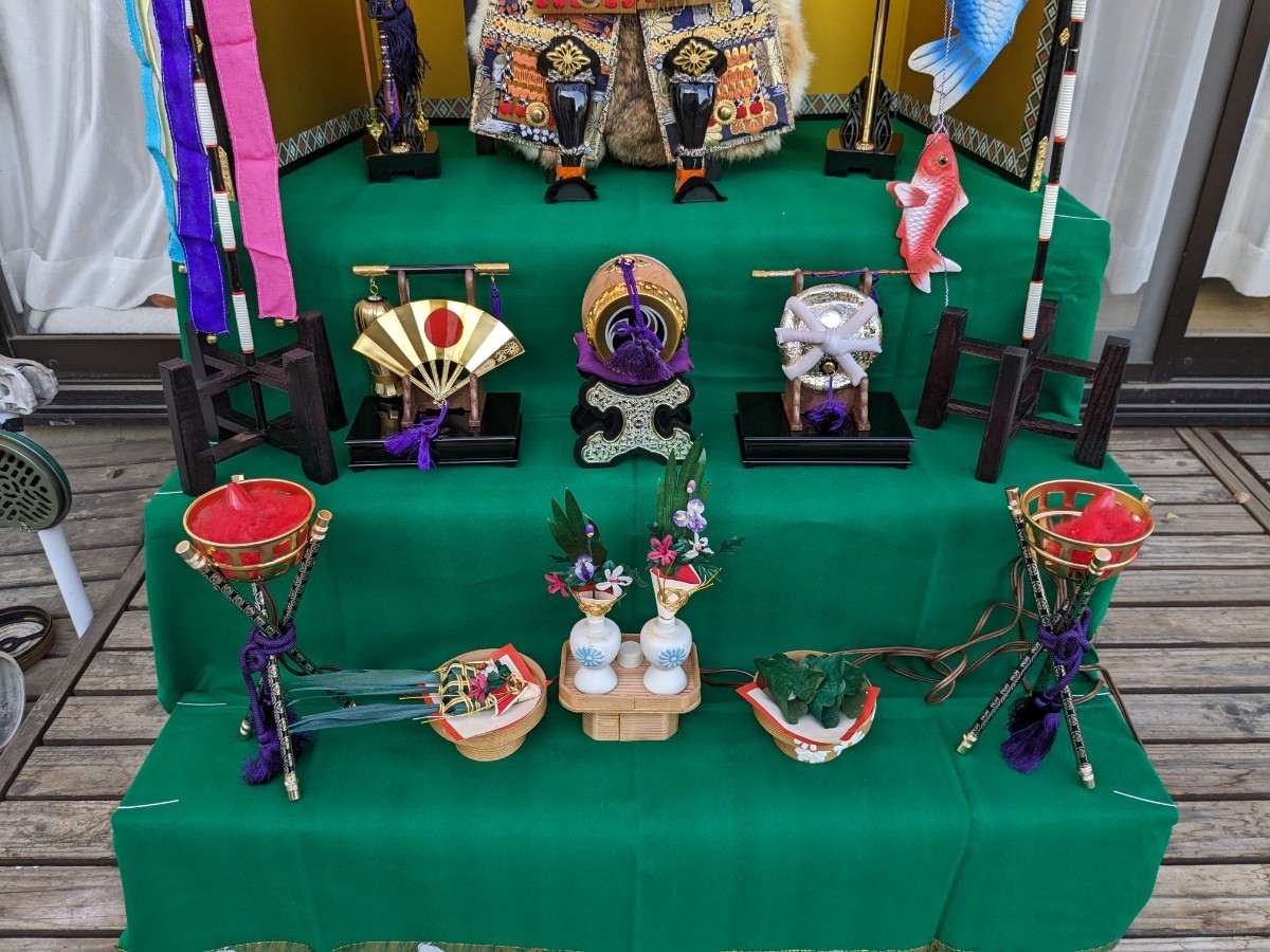 収益全額寄付_五月人形 鎧兜 三段 昭和レトロ 源山作 1円 収益全額寄付_五月人形 鎧兜 三段 昭和レトロ 源山作 1円