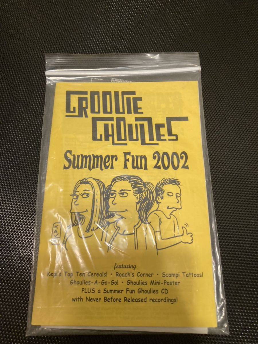Groovie Ghoulies 「Summer Fun 2002 」CD Zine付き　ナンバリング入り　punk pop melodic lookout ramones queers stardumb kepi rock_画像1