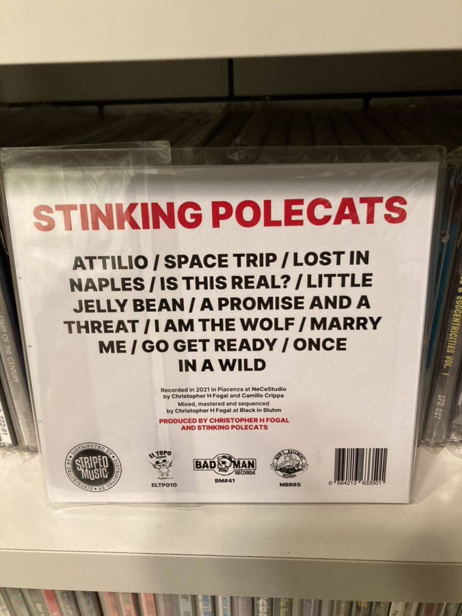 Stinking Polecats 「Stinking Polecats 」CD punk pop melodic italy ramones manges tough apers queers rock peawees_画像2