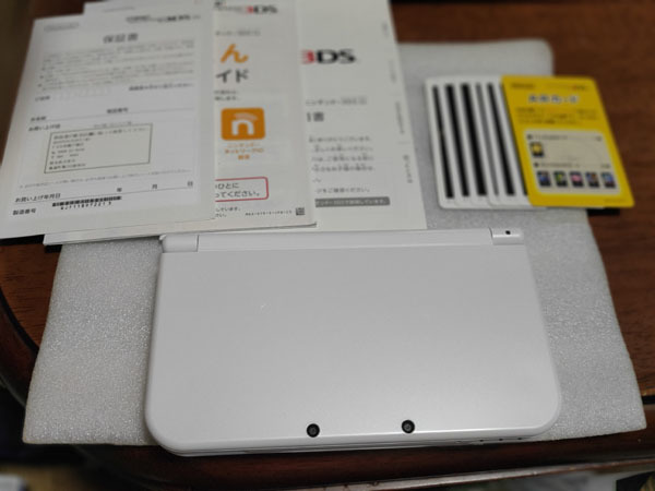 ●レア NEW ニンテンドー 3DS LL パールホワイト 下画面IPS 本体のみ NINTENDO 白 NEWニンテンドー3DS IPS●_画像1