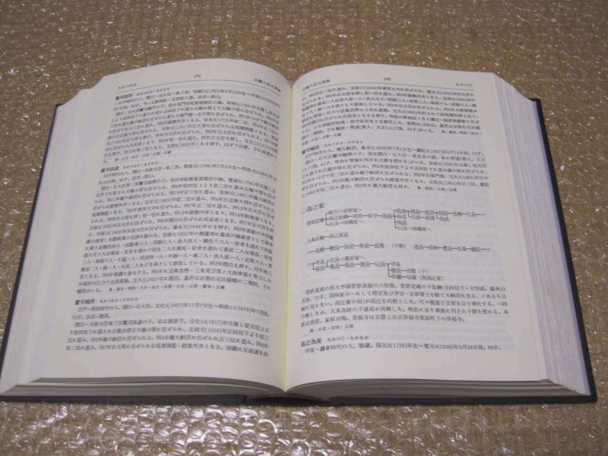 公卿 人名大事典◆貴族 公家 華族 皇室 天皇家 宮家 将軍 大名 武将 武士 藤原氏 近衛氏 源氏 平氏 足利氏 徳川氏 人名事典 政治 文化 資料_画像7