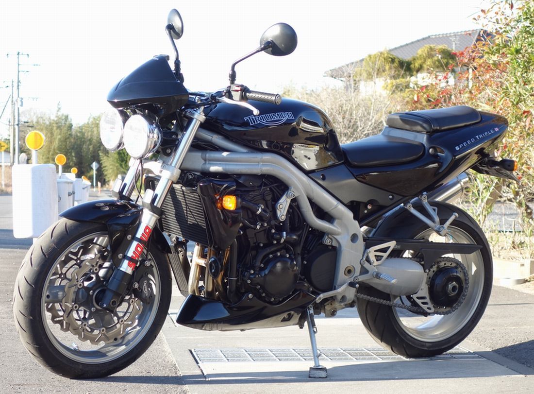 Triumph Speed Triple 955i トライアンフ スピードトリプル 955i 2003年 現状不具合ナシ とても綺麗 エンジン絶好調 消耗品OK 茨城県神栖市の画像5