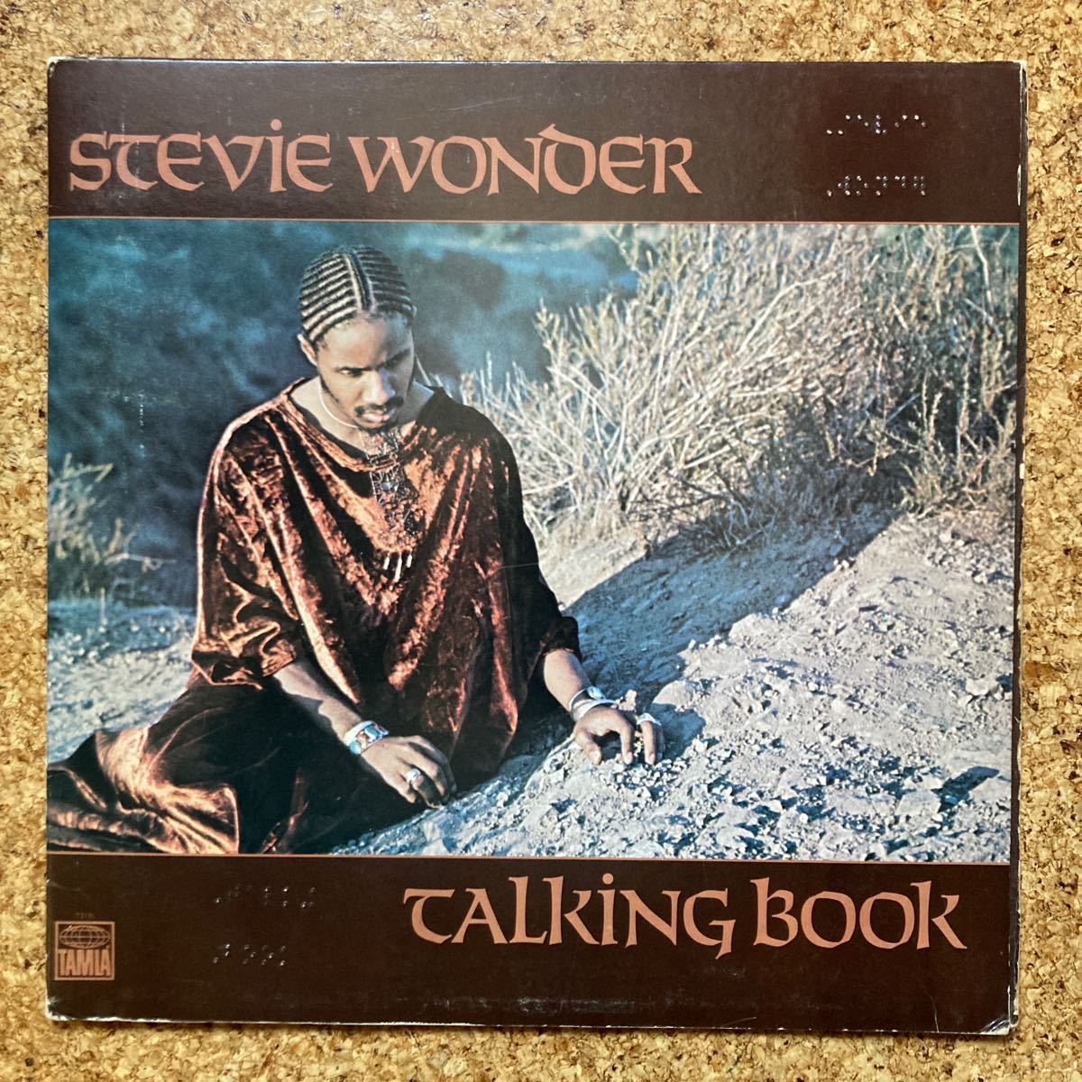 USオリジナル Stevie Wonder「Talking Book」初版点字ジャケットMOTOWN_画像1