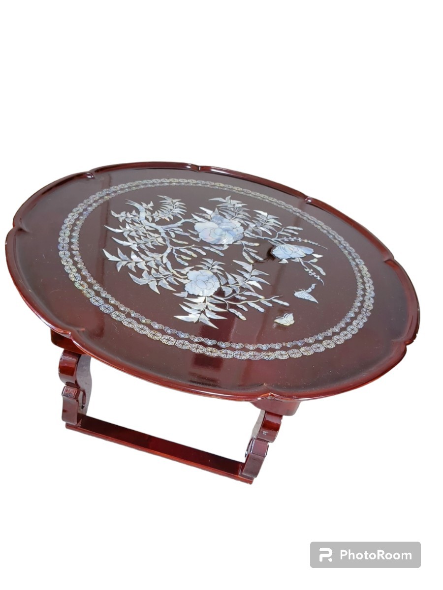  mother-of-pearl skill jpy table Korea antique small furniture 