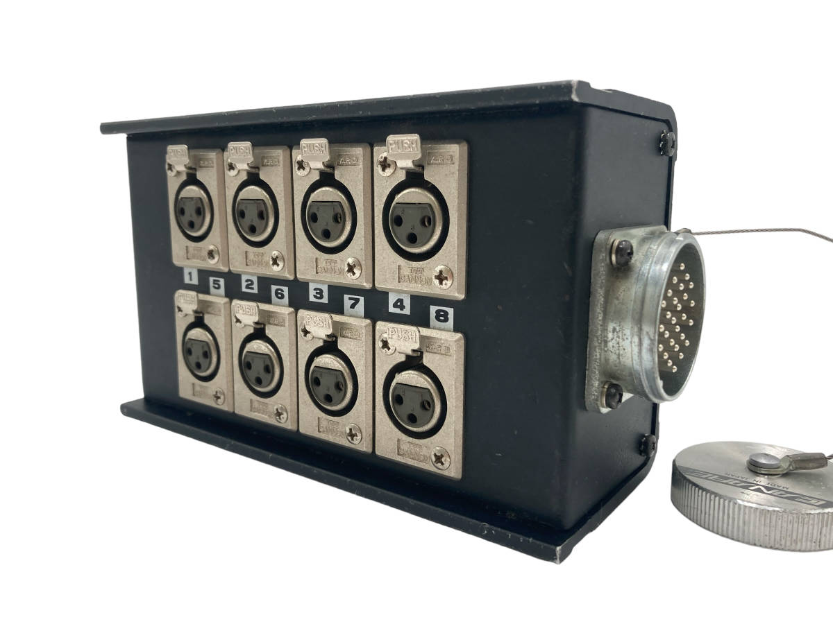 現状品 CANARE カナレ電気 8B1N2 8chシングルボックス 音響機材 マルチケーブルシステム_画像1