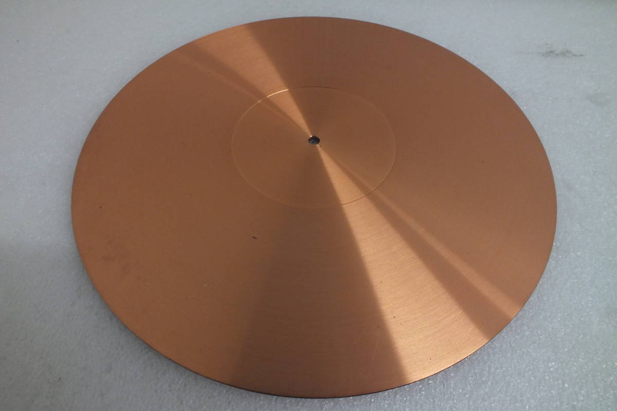 *MICRO/ micro turntable disk plate CU-180 copper made record player used 121B9142