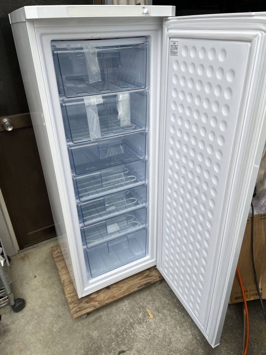 IRIS OHYAMA ノンフロン冷凍庫 IUSD-18A-W ホワイト 冷凍庫 175L 2020年製 引出しタイプ 現状売り切りの画像2