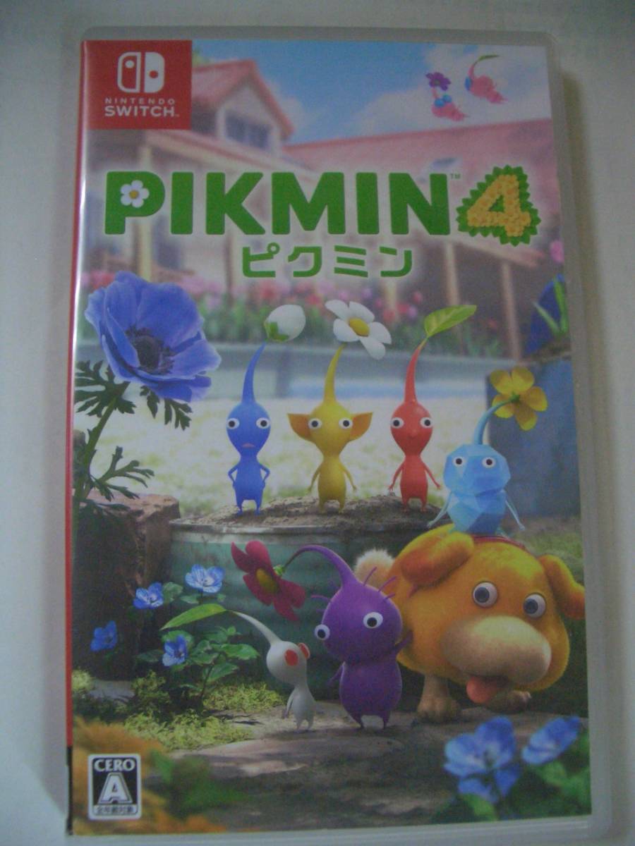 【Switch】 Pikmin 4*ピクミン*鏡の付録付き*USED*発送はスマートレター便180円を予定_画像2