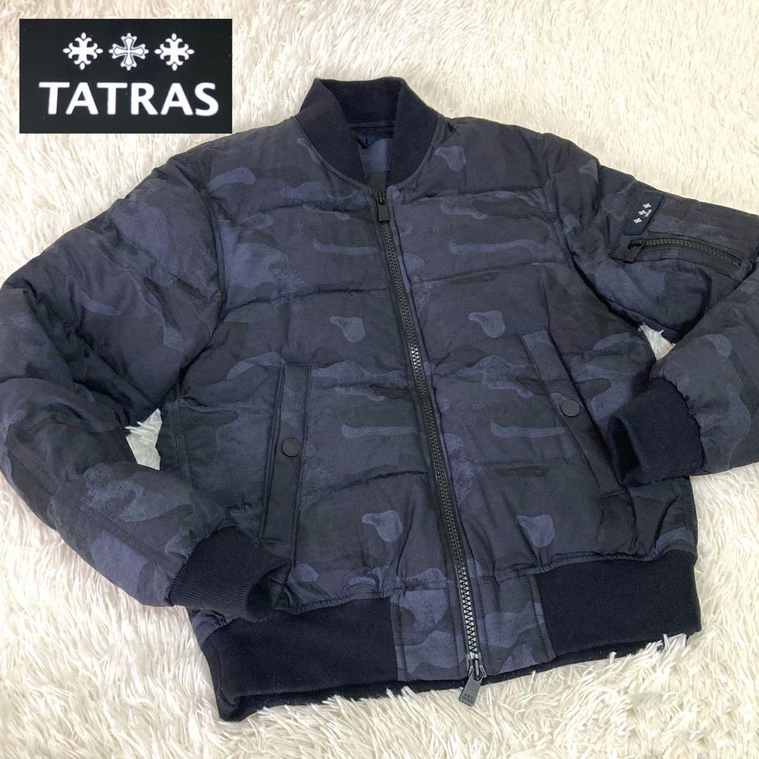 比較的美品 TATRAS Rライン カモフラスタンドカラーブルゾン GEMELLI