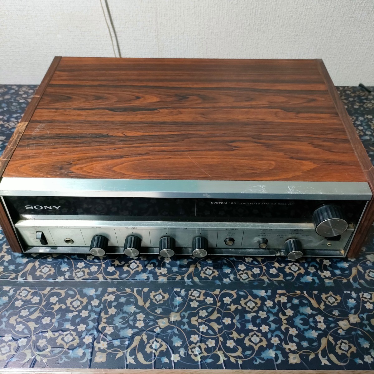 昭和レトロ オーディオアンプ FM/ AM レシーバー - AVアンプ 昭和レトロ オーディオアンプ FM/ AM レシーバー - AVアンプ