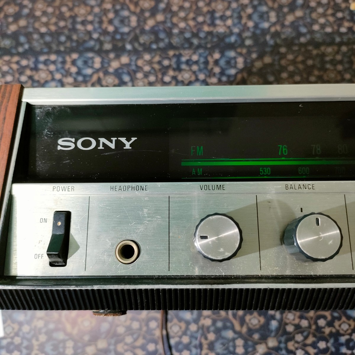 即決　送料込み　SONY ソニー STR-151 AM/FM チューナー アンプ レシーバー ラジオ 動作品 ヴィンテージ 昭和レトロ ジャンク_画像3