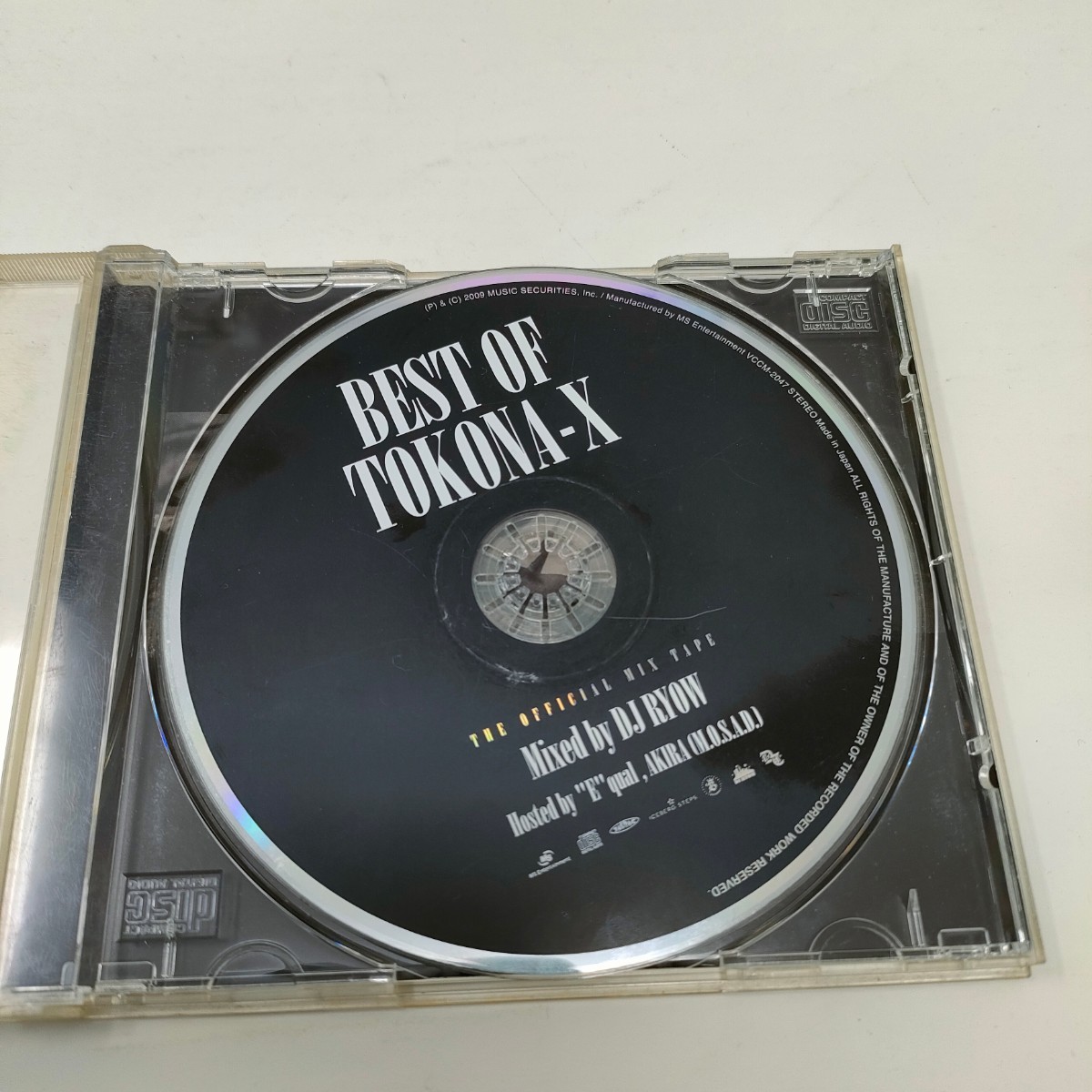 CD BEST OF TOKONA-X mixed by DJ RYOW 即決　送料込み　傷多数