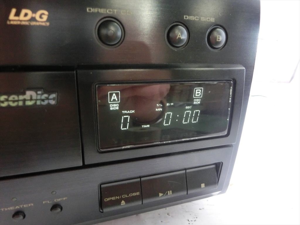 T【3せ-17】【140サイズ】Pioneer パイオニア CLD-HF7G レーザーディスクプレーヤー/ジャンク/※傷汚れあり_画像5