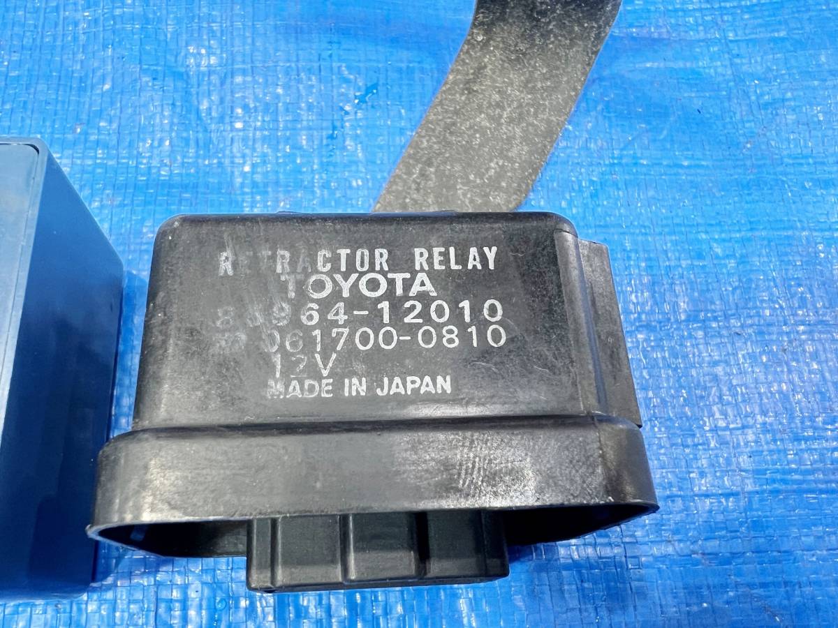 AE86　リトラクターリレー（85964-12010・85963-14011）リトラリレー リトラクタブルリレー リトラクターライトコントロールリレー 中古〇_画像2