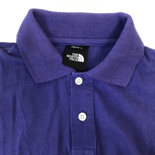 Made in Japan★THE NORTH FACE★半袖ポロシャツ【Mens size -L/紫/purple】Tops/Shirts◆BH102_画像3