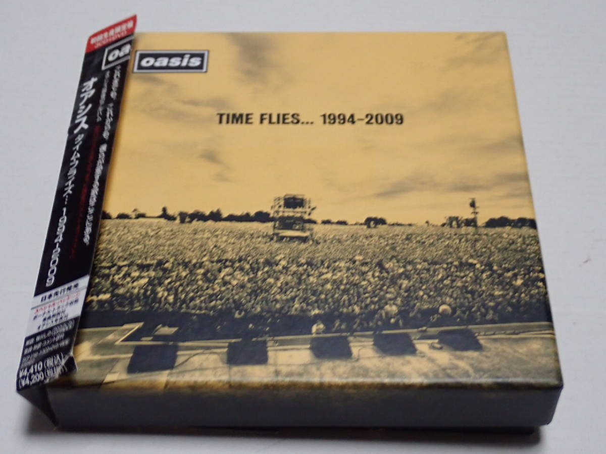 ★3CD+DVD★オアシス★タイム・フライズ...1994-2009★OASIS★TIME FLIES...1994-2009★初回限生産限定盤★SICP-2760～3★帯付、国内盤★_画像1