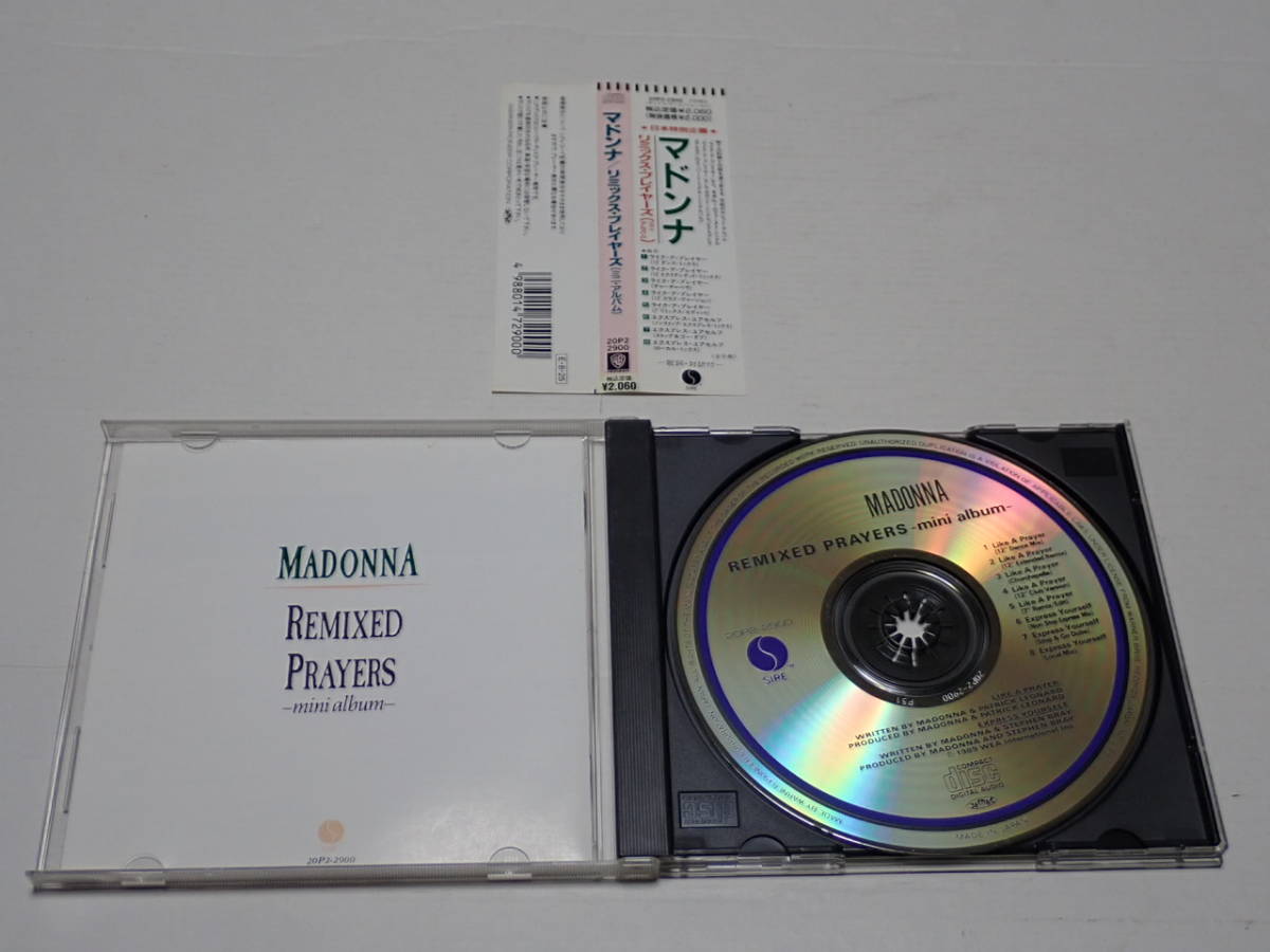 ☆廃盤☆マドンナ☆リミックス・プレイヤーズ(ミニ・アルバム)☆Madonna☆Remixed Prayers☆帯付、国内盤☆20P2-2☆｜代購幫