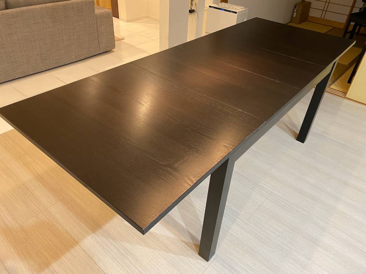 【引取限定】イケア IKEA BJURSTA 伸長式テーブル 6～8人用_画像1