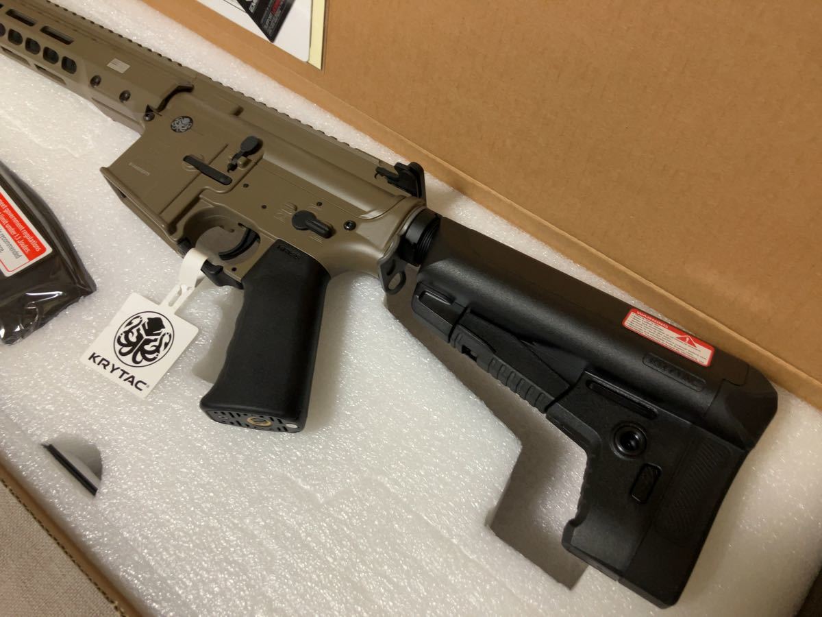 KRYTAC BARRETT REC7 CRB M-LOK FDE フラットダークアース　電動ガン　クライタック　サバゲー　エアガン EMG_画像4