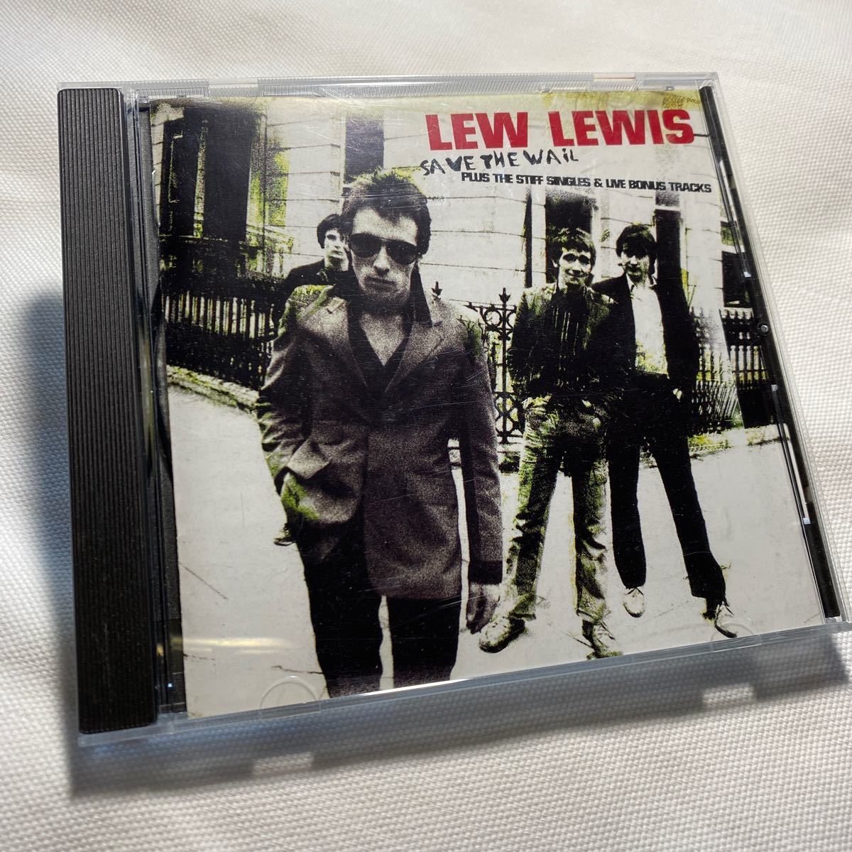 Lew Lewis / Save the Wail CD HUX-033 StiffオリジナルLPに+11曲ボーナス追加 Pub Rock Punk レアCD 廃盤 _画像1