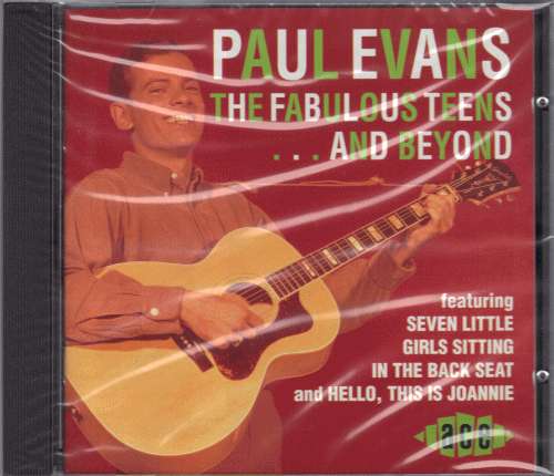 【新品/輸入盤CD】PAUL EVANS/The Fabulous Teens...And Beyond_画像1