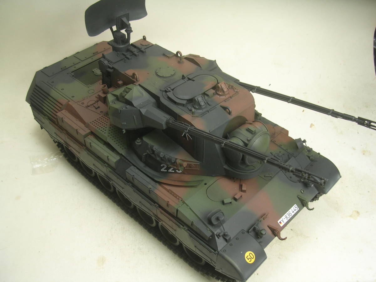  work reservation goods! Tamiya 1/16 west Germany ge Pal to anti-aircraft tank NATO specification full ope. modified 