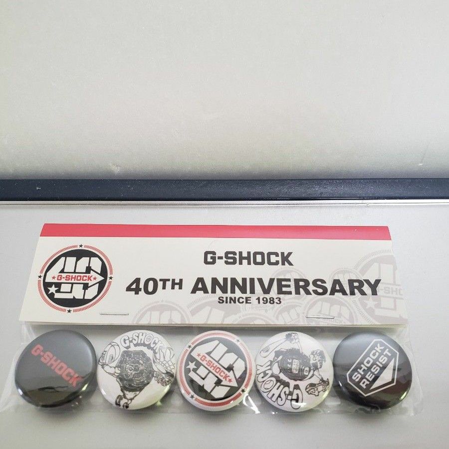 G-SHOCK 40th  30th Anniversary 缶バッジ 非売品 CASIO カシオ ノベルティ