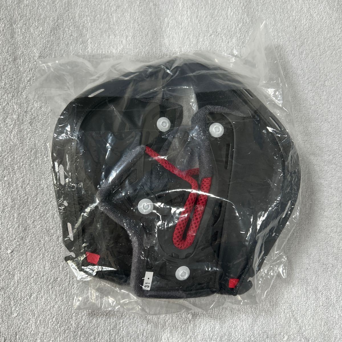 新品 純正 リペアパーツ SHOEI Z-7 31mm ショウエイ Zセブン チークパッド ヘルメット 内装 全サイズ共通オプション A51207-32_画像3
