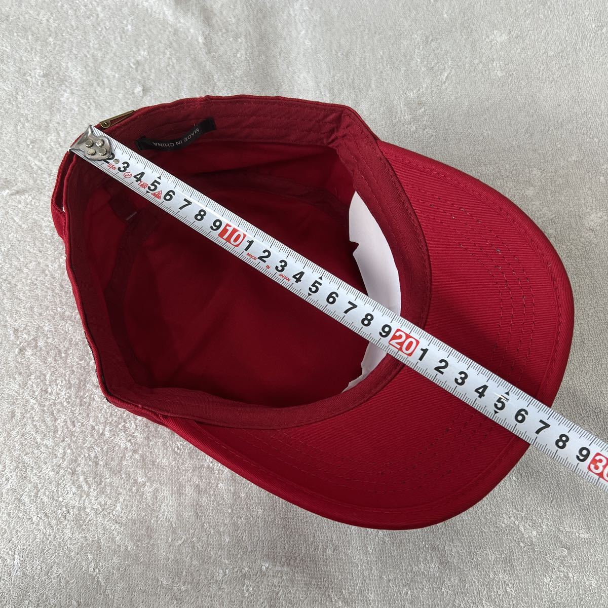 絶版 新品 SIMPSON SC-027 RED シンプソン ワークキャップ コットン 帽子 刺繍ワッペン A51012-3_画像7