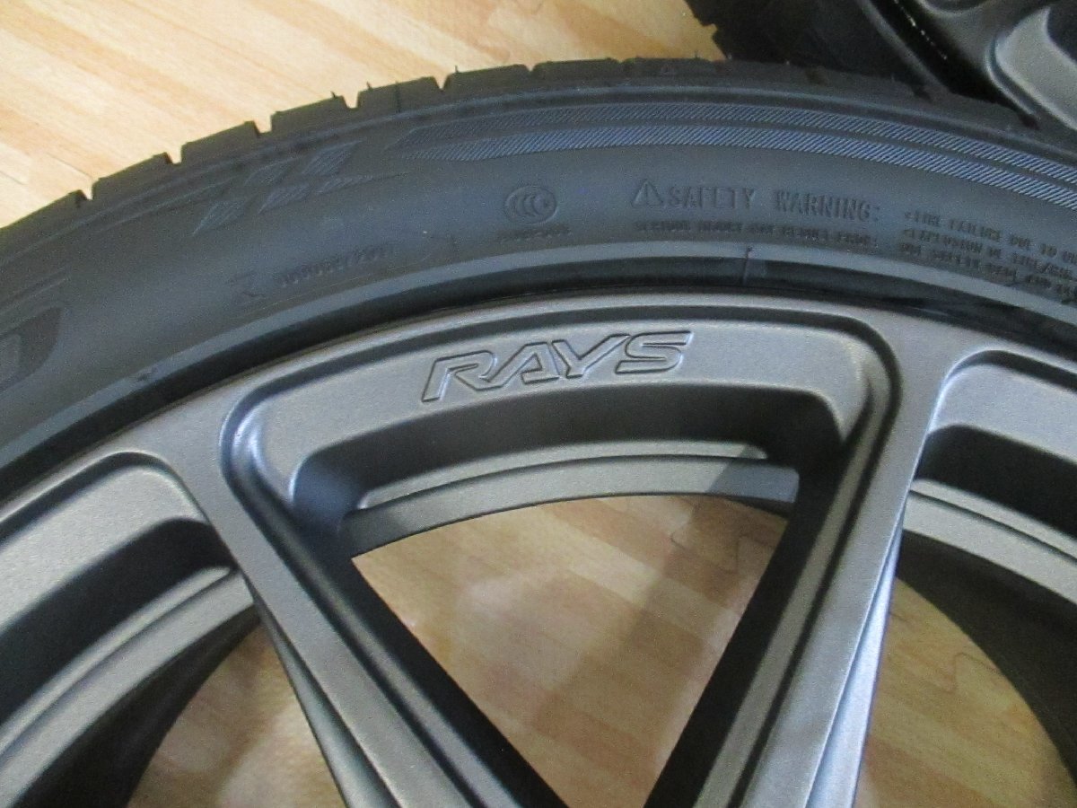 即納 新品 RAYS VERSUS VV21S 18インチ 5H114.3 8J+45 2023年製 225/45R18 輸入タイヤ クラウン ノア エスティマ レヴォーグ レイズ APJ_画像4