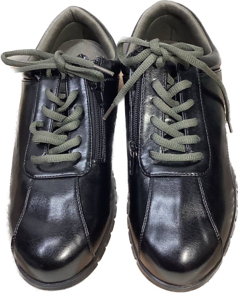  new goods unused goods lady's walking shoes move sole black LL①