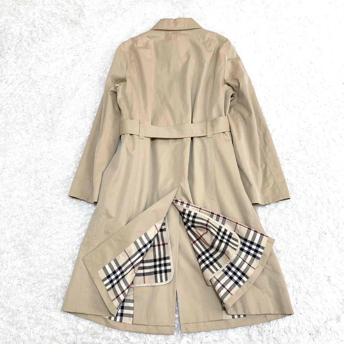 ★大きいサイズ13号★ バーバリーロンドン ライナー付きトレンチコート ジャケット レディース ベージュ LL相当 BURBERRY LONDON N26_画像7