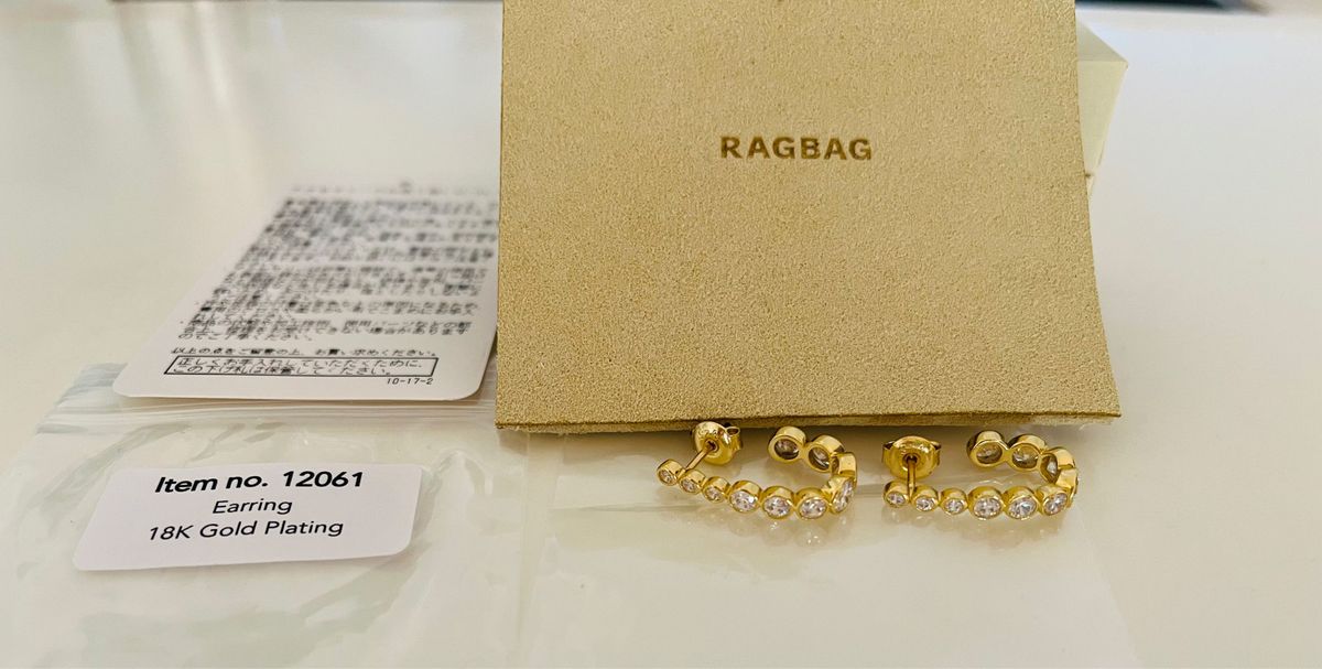 RAGBAG Studio ジルコニアピアス| RAGBAG Studio ジルコニアピアス|