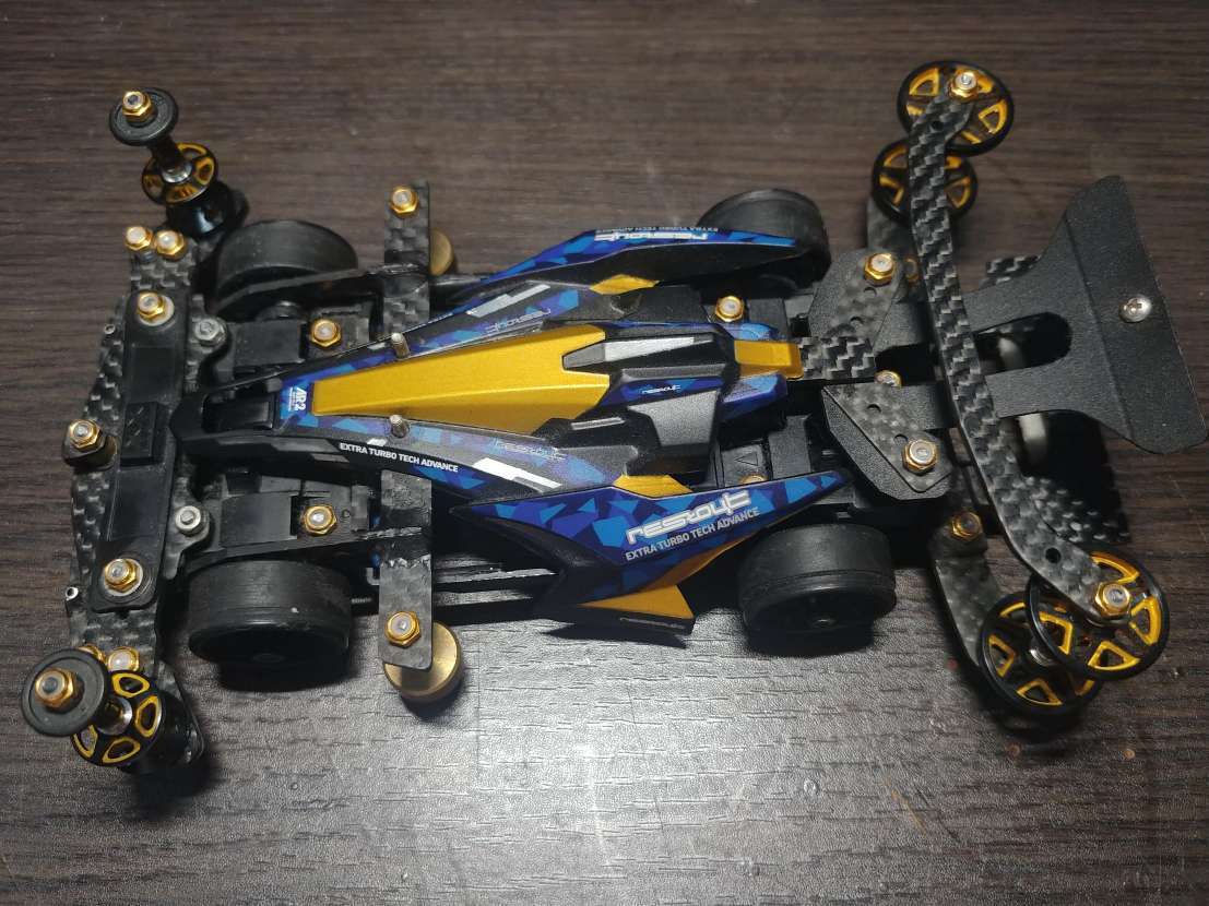 ミニ四駆 重量117g 3&5レーンマシン アズール MSフレキ フル ミニ四駆 重量117g 3&5レーンマシン アズール MSフレキ フル