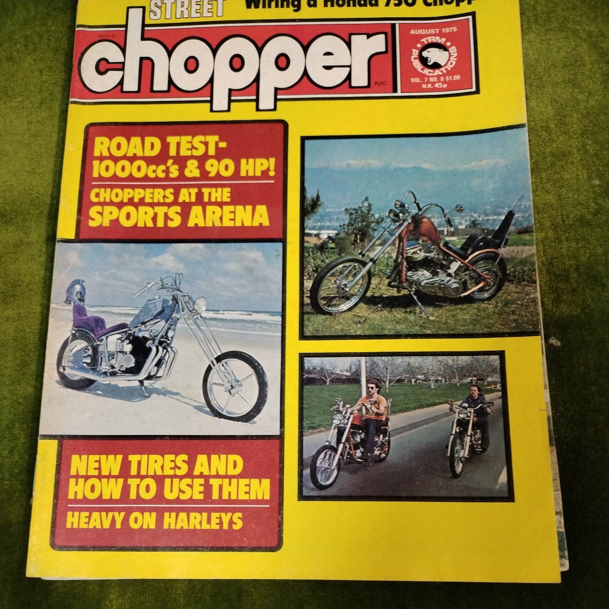 ストリートチョッパー誌　street chopper 1975年7、8、9月号　ハーレーダビッドソン CUSTOM チョッパー_画像5