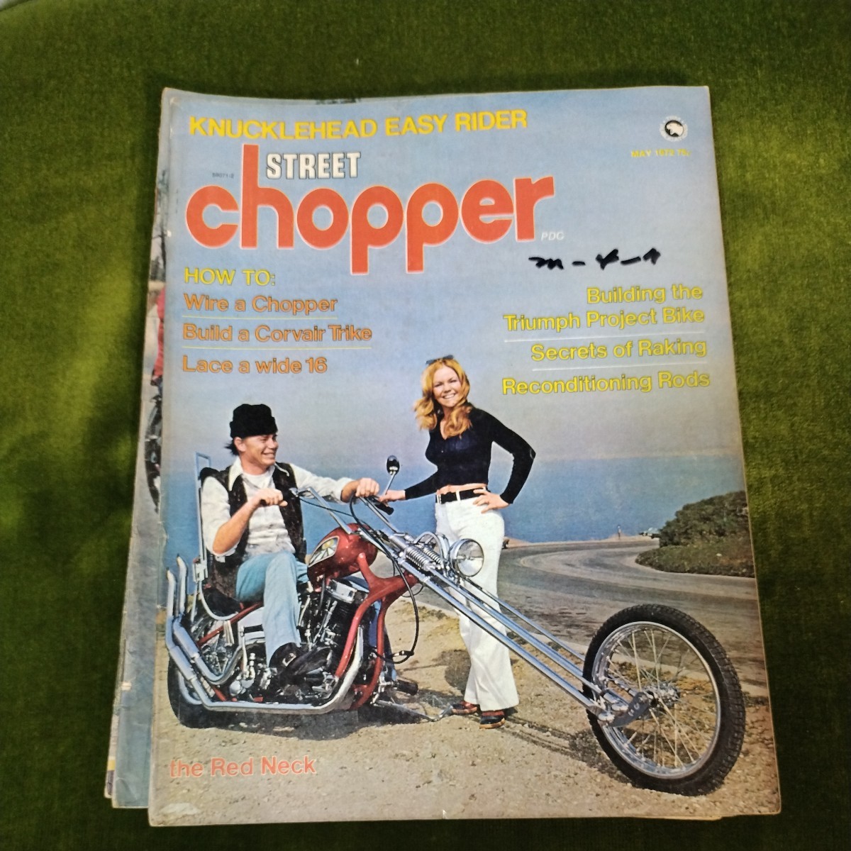 ストリートチョッパー　street chopper 1972年11月.9月.8月.5月.4月.2月.1月号、年式相応の痛みはあります スポーツスター チョッパー _画像6