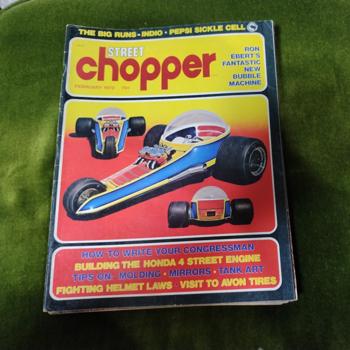 ストリートチョッパー　street chopper 1972年11月.9月.8月.5月.4月.2月.1月号、年式相応の痛みはあります スポーツスター チョッパー _画像3