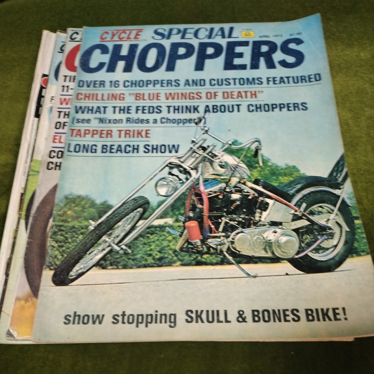 スペシャルチョッパーズ　special choppers 1973年1月4月6月7月9月号　年式相応の痛みはあります ハーレーダビッドソン CHOPPER CUSTOM_画像4