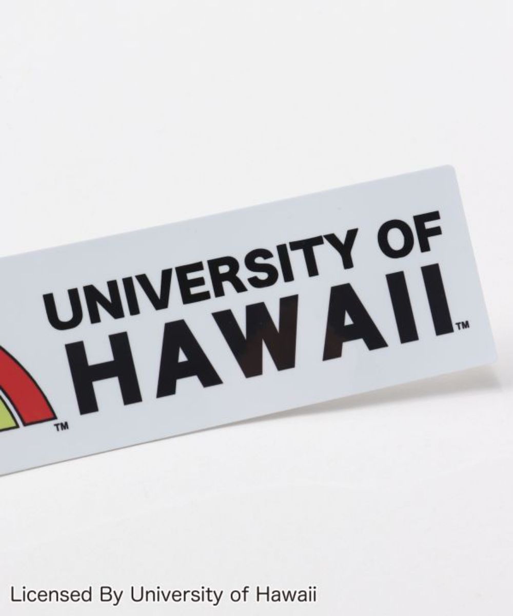 ハワイアンステッカー　19㎝　ハワイ大学　UH  ステッカー　RAINBOW  ロゴステッカー　ハワイアン