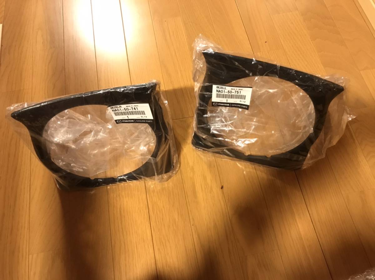 [ new goods unused unopened ] Eunos Roadster NA6C NA8C head light bezel left right set original part 