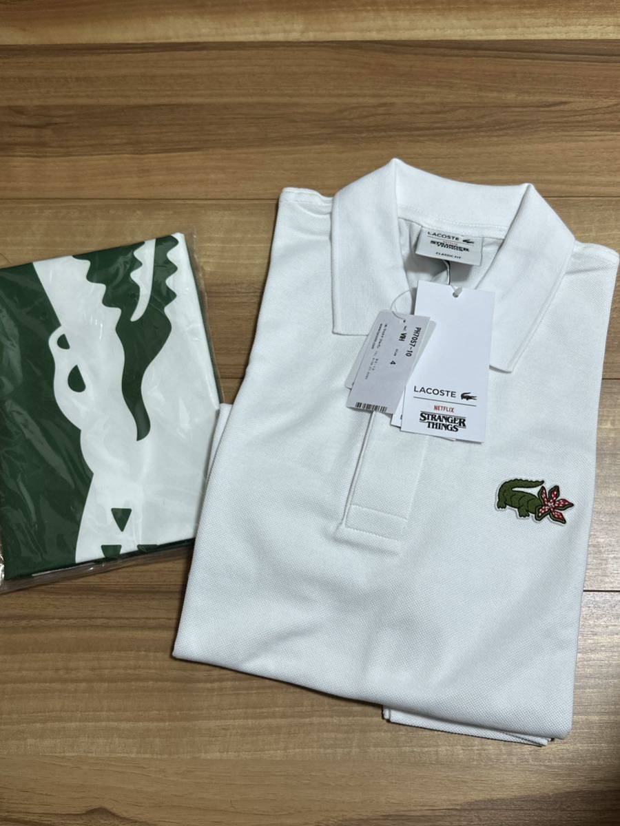 新品未使用 送料無料 LACOSTE × Netflix ストレンジャーシングス Stranger Things ポロシャツ メンズ