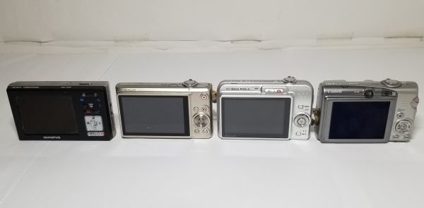 【未点検・未清掃】Canon / CASIO / Nikon / OLYMPUS / Panasonic コンパクト デジタルカメラ ジャンク【全8台セット】_画像5